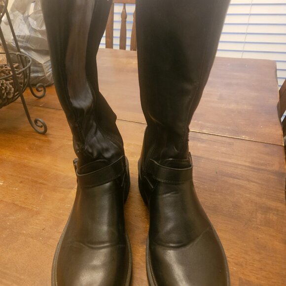 Quill Whimsigoth black boots great condition lug soles zip 11 - Picture 6 of 13